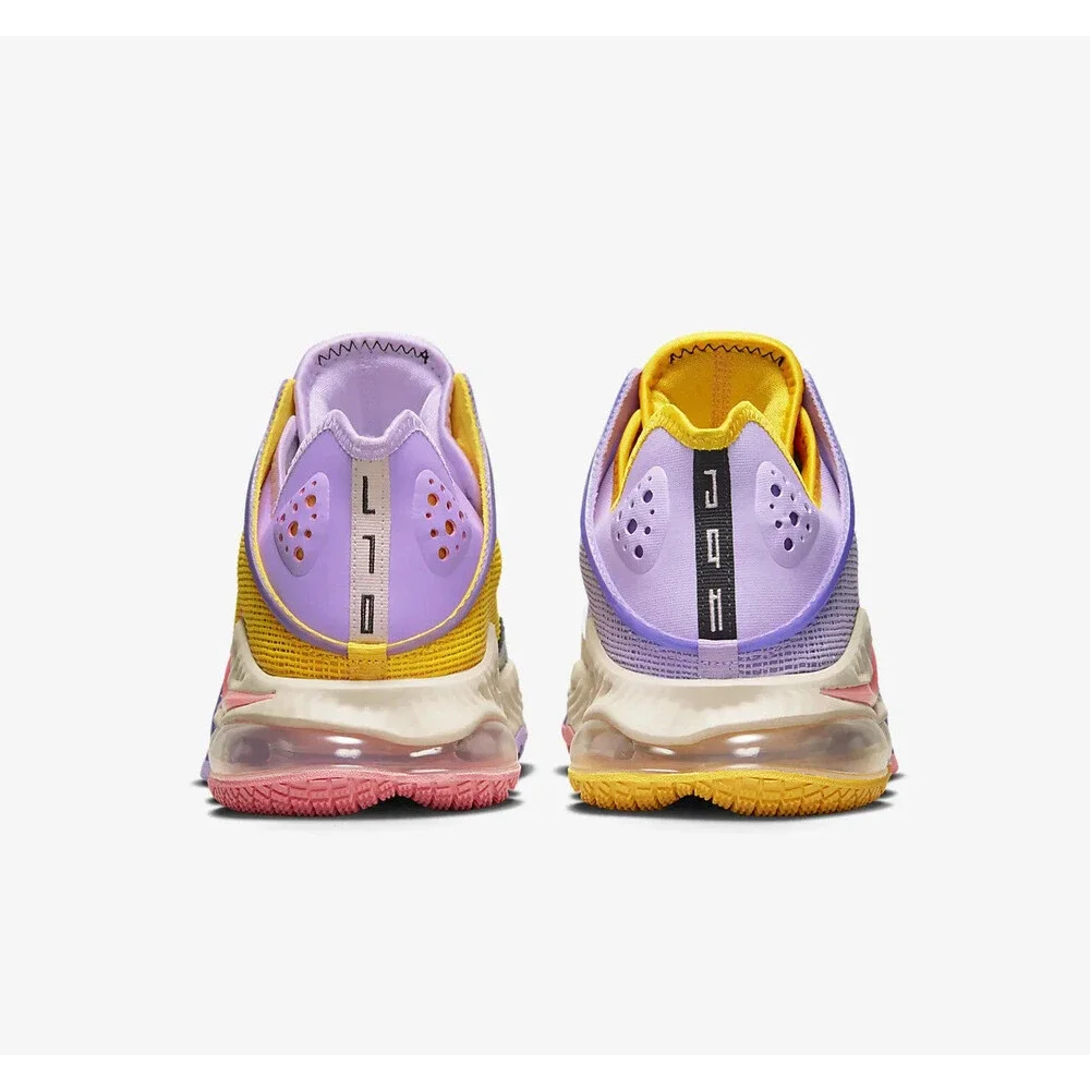 Nike LeBron 19 Low Basketball Shoes Lilac Pink Glaze Men’s Sz 11 DO9829-500